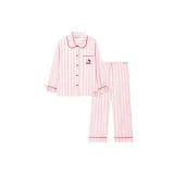 Hello Kitty Тенсел-Хлопок Длинный Домашний Набор, Розовые Полосы