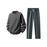 Одежда Набор (Темно-серый топ + Темно-серый низ)