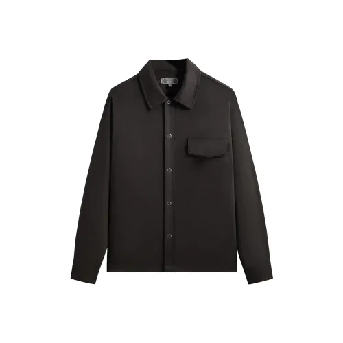 KITH FW25 Montague Microsuede Рубашка Мужская