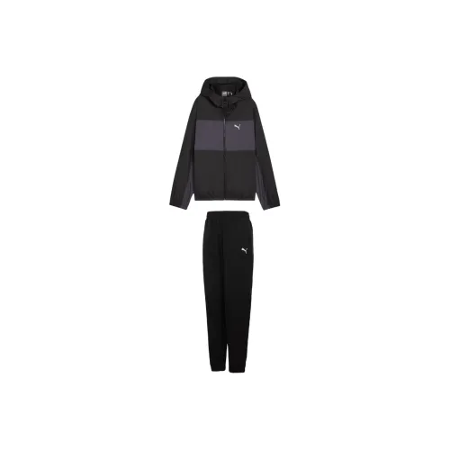 PUMA Комплект Черный Топ + Черный Низ Женские Повседневные Костюмы