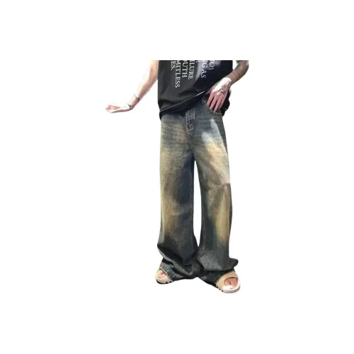 Clog Heel Синий Унисекс Джинсы