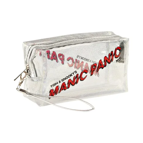MANIC PANIC Прозрачный Логотип Молния Косметичка Портативная