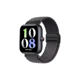 Космический серый, магнитная застежка, нейлоновая ткань, вязаный ремешок, черная пряжка