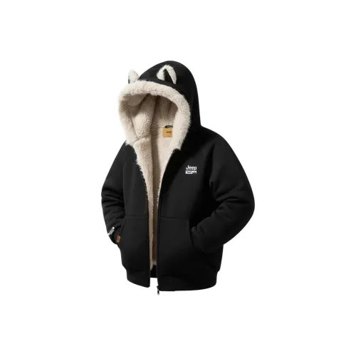 Jeep Кошка Ухо Черный Унисекс Пуховики