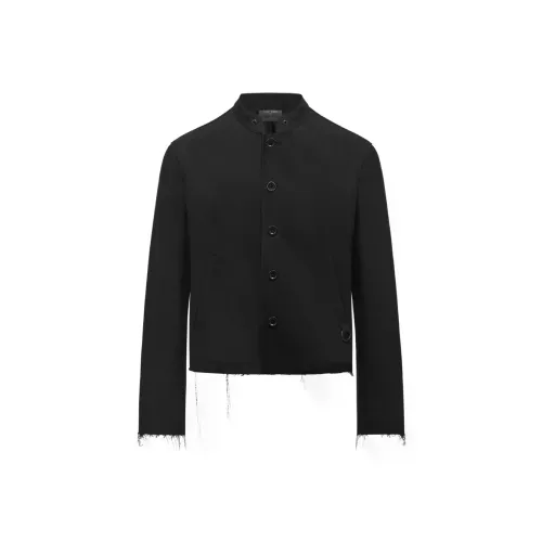 TEAM WANG Design Fw25 Воротник-стойка Куртка Унисекс Черный