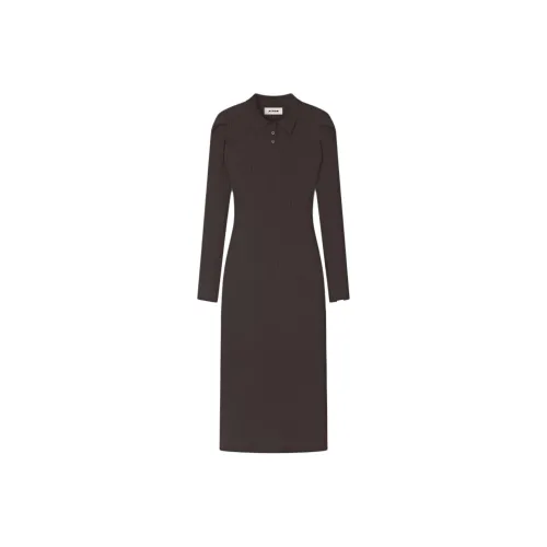 AERON Длинное платье с длинными рукавами женское