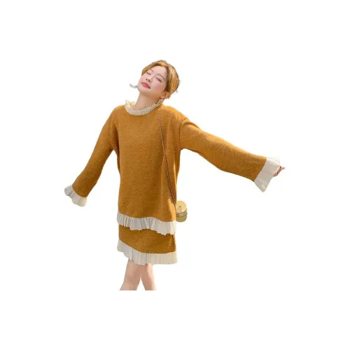 TENNE GIRL Длинное платье с длинными рукавами женское