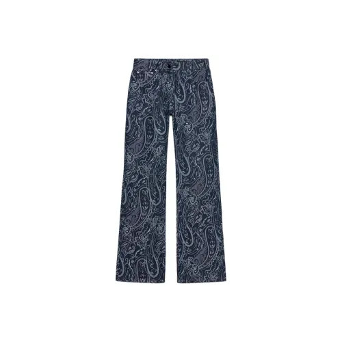 ZARA ZW Series Blue Women's Jeans ZARA ZW Series Синие Женские Джинсы