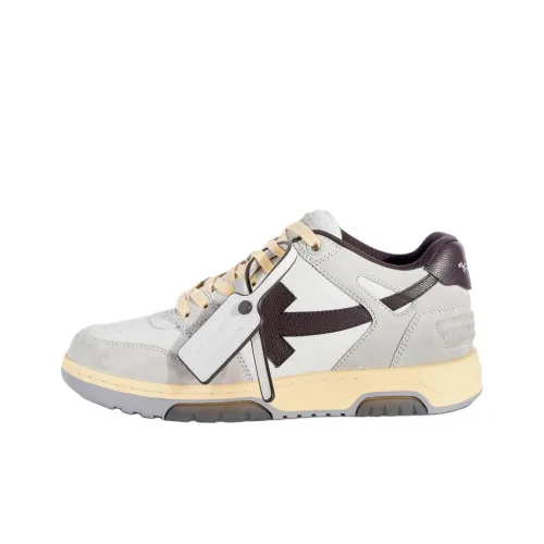 Off Белый Износостойкие Скейтборд Кроссовки Мужские Серый Коричневый Белый