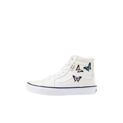 VANS Filmore High Топ Скейтборд Кроссовки Светлый Бежевый Детский