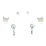 Звездный Котенок Серьги-гвоздики, Одежда, Наборы