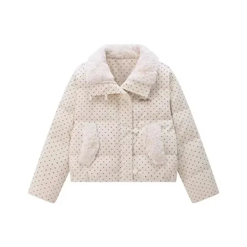 OURUOKE Белый Женские пуховики