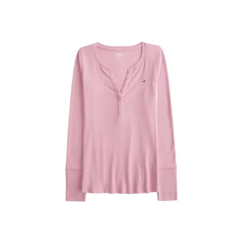 Hollister Розовые Женские T-рубашки