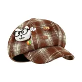 Кирпично-красный в клетку