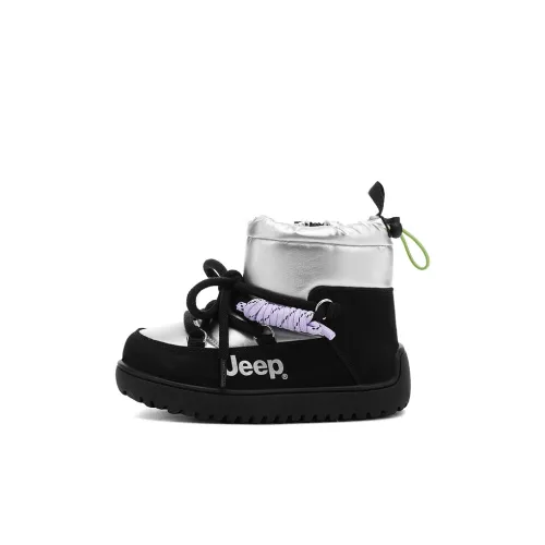Jeep Slip-resistant Abrasion-resistant Thermal MID Top Snow Boots for Children Джип противоскользящий устойчивый к истиранию термальный MID топ снегоботинки для детей