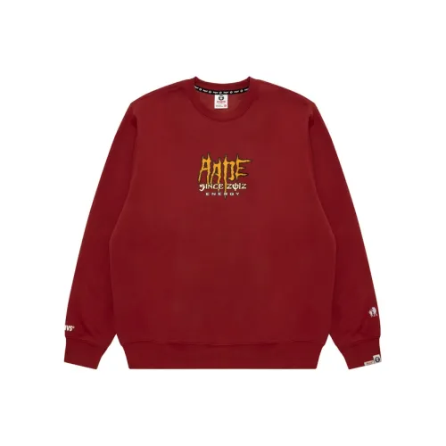 Aape Красный RDQ Мужские Свитшоты