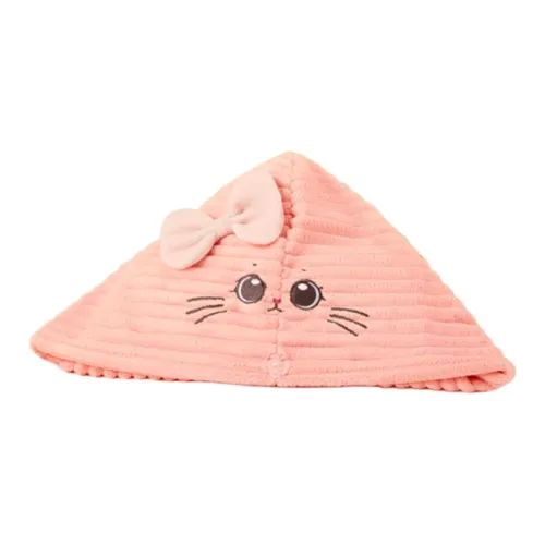 Miniso Soft and Cute Кошка Ухо Узел Бархат Купание Мягкий Волосы Сушилка Шляпа Коралловый флис