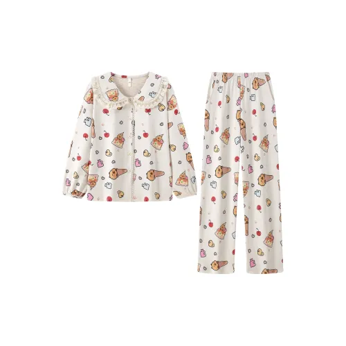 Gongdie x Capybara Collaboration Пижамный комплект Женские