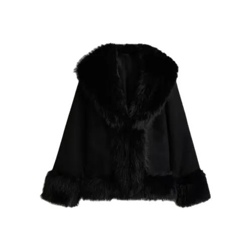 H M Черные Женские Бархатные Куртки