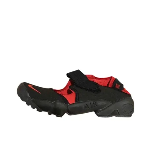 Nike Air Rift Амортизация Износостойкий Низкий Топ Повседневная Обувь Унисекс Черный Красный