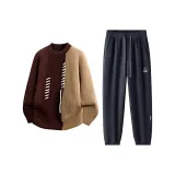 Комплект одежды (Кофейный топ + Темно-серый низ)