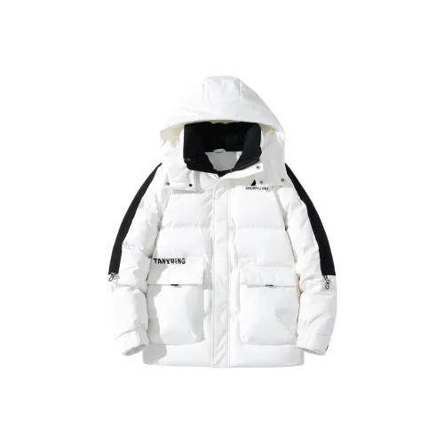 SNOW FLYING Пуховик Унисекс Белый