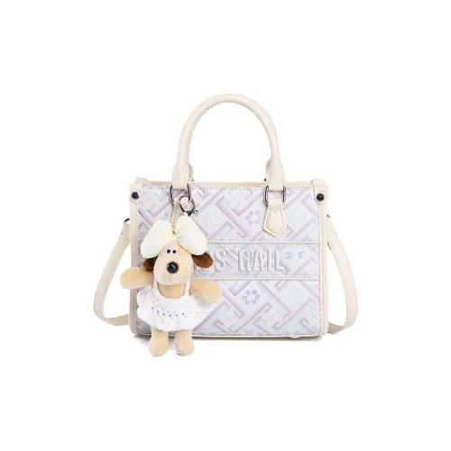 MISS GAIL Синтетическая кожа Сумка Стандартная Женская Zhuang Парча Светло-фиолетовый