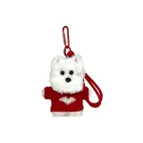 Красный свитер + Белый вест-хайленд