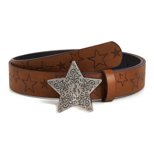 Miniso Ремни из ПУ (полиуретана) кожа унисекс 2,8 см