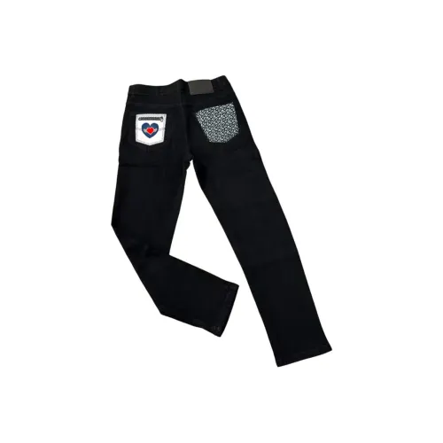 PWUE Черные Унисекс Джинсы