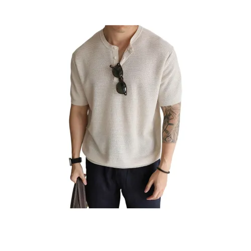 YUXIAN Мужская футболка с коротким рукавом