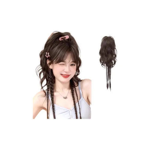 TIANKONGSHU Горячая девушка Водопад Боксинг Косичка Заколка-краб Перуканка для хвостика