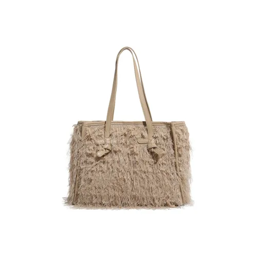 CREAM BEAR ПУ (полиуретан) Ткань Сумка Женская