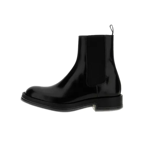 Alexander McQueen Короткий Челси 4CM Мужской Черный