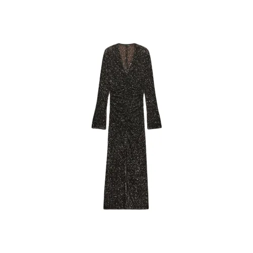 ZARA Collaboration ZW Series Длинное платье с длинными рукавами Женское