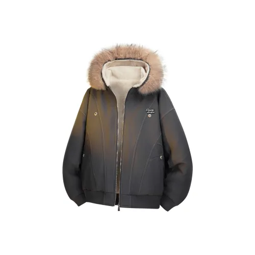 Double Dealer Хлопковый пуховик Унисекс