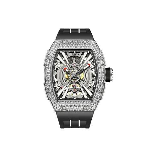 HaofaTourbillon 1907S Автоматический механический механизм Часы Мужские Часы с открытым механизмом
