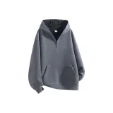 Темно-серый с металлической застежкой-застежкой