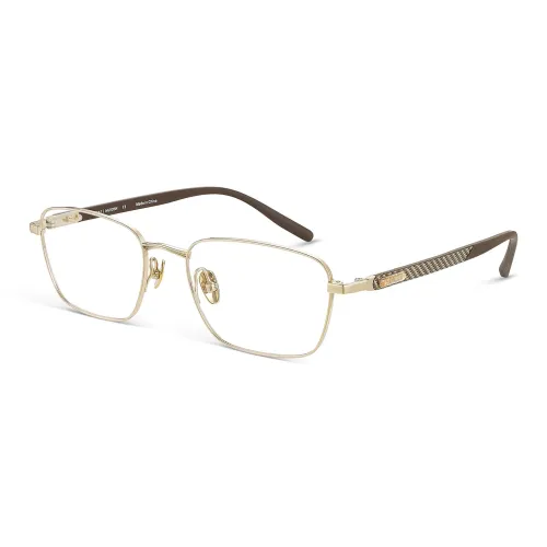 MUJOSH Титан Квадрат Прочный Anti Shock Спортивный Повседневный Оправа для Очков Унисекс Золотой