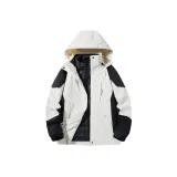 Белый унисекс пуховые подтяжки