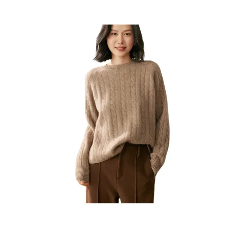 H YXIANG Кашемир Свитер Женские