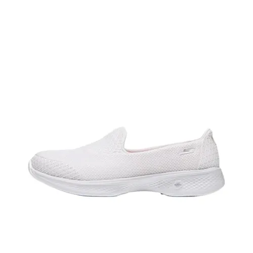 Skechers Go Walk 4 Дышащая и Легкая Обувь для Ходьбы Женская Белая