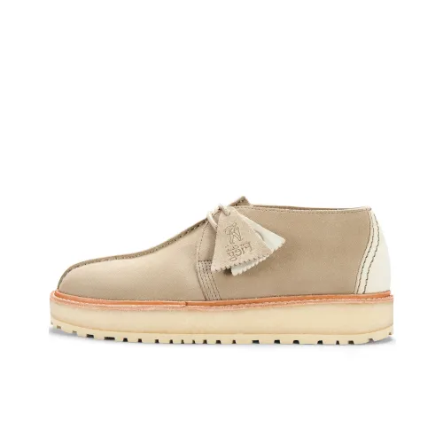 Clarks Мужские повседневные туфли Low Top Желтые 261864847 Мужские