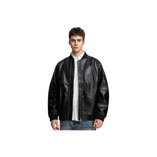 FAIRWHALE Wind Style Collection Кожа Куртка Унисекс