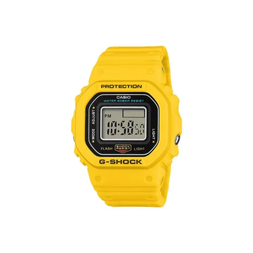 CASIO 5600 Collection Кварцевый механизм Смольный ремешок Часы унисекс Серый циферблат