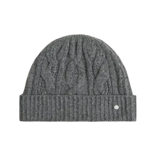 HERMES Кашемир Шапки-бини Мужской Серый