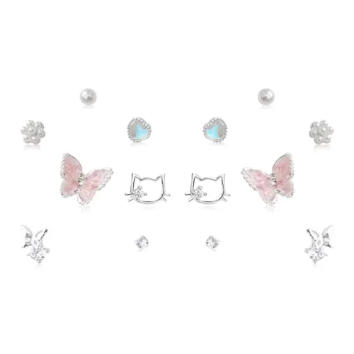 NSAOT Сплав Серьги-гвоздики Женские