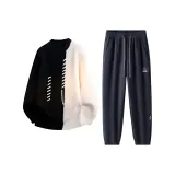 Набор (Черный топ + Темно-серый низ)