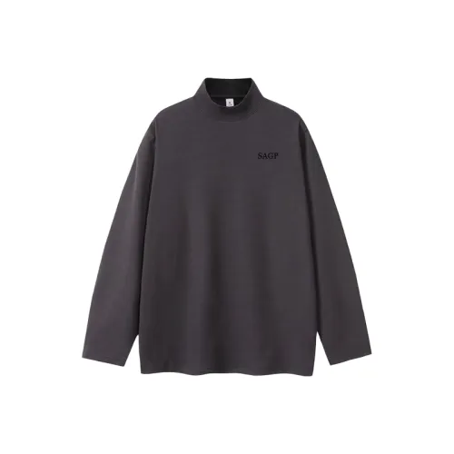 SAGP Unisex T-рубашки серого цвета