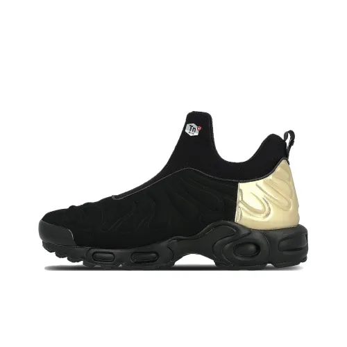 Nike Air Max Plus Легкий Низкий Топ Повседневная Обувь Унисекс Черный